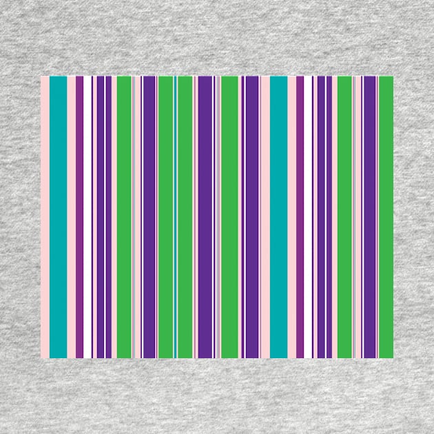 Purple & Green Stripes by StripePatterns